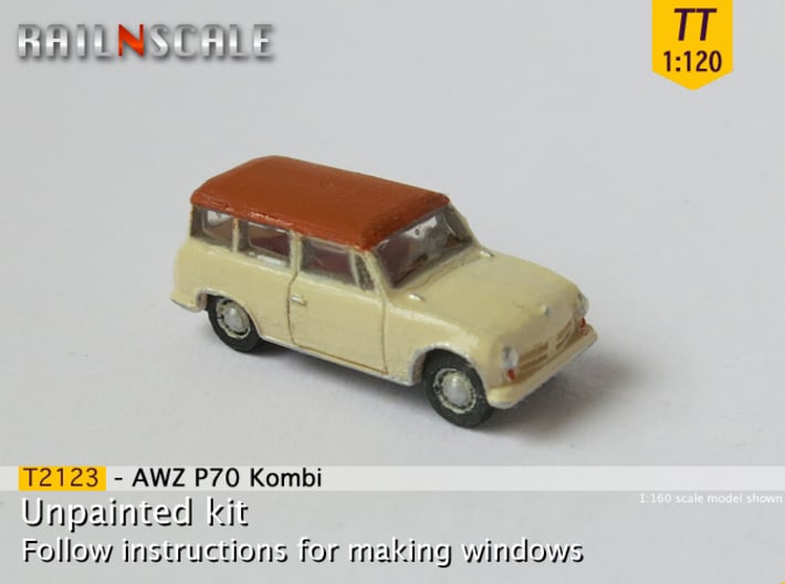AWZ P70 Kombi (TT 1:120) 3d printed 