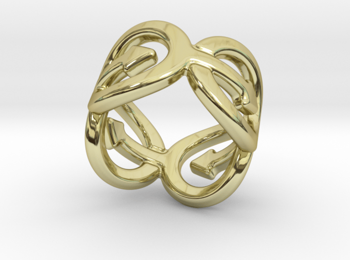 Coming Out Ring 21 – Italian Size 21 3d printed