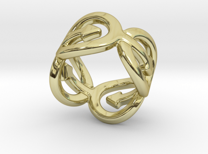 Coming Out Ring 22 – Italian Size 22 3d printed