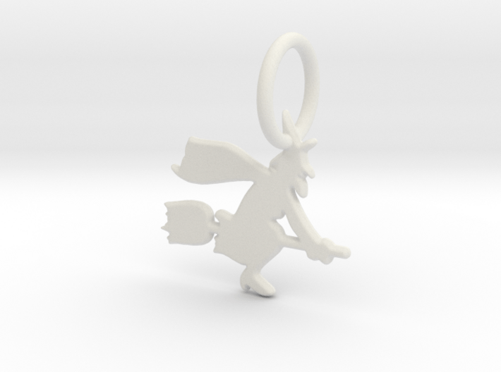 Witch Keychain 3d printed 
