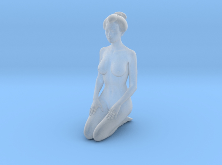 Classical Japanese girl 011 1/24 3d printed 