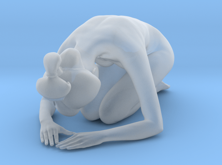 Classical Japanese girl 012 1/24 3d printed 