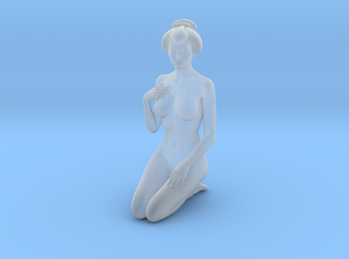 Classical Japanese girl 013 1/24 3d printed 