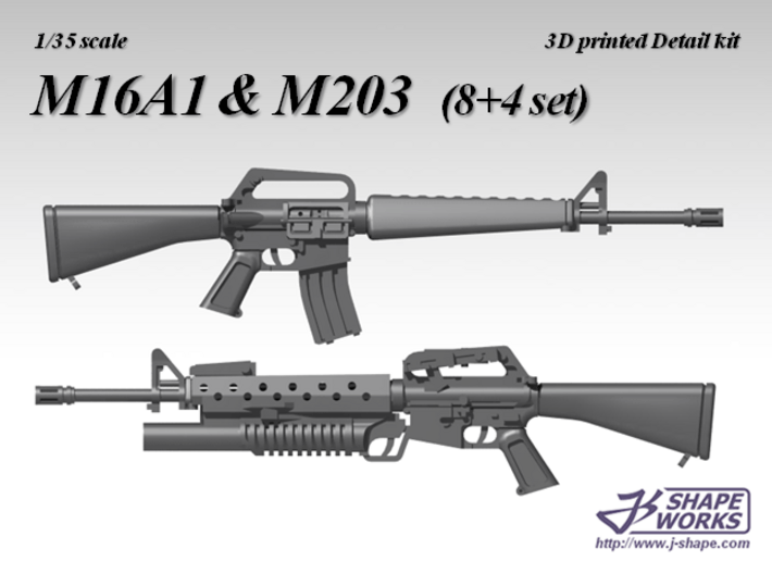 1/35 M16A1 & M230 (8+4 set)