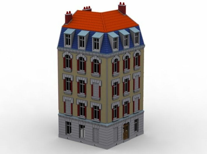 NVIM51 - City buildings 3d printed