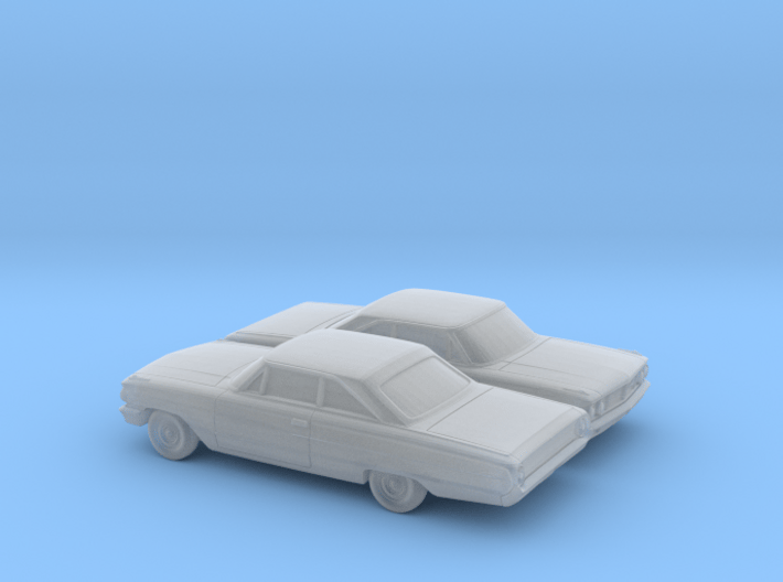 1/160 2X 1964 Ford Galaxie Coupe 3d printed