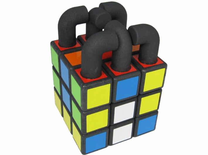 Invisible Handlebar Cube 3d printed 