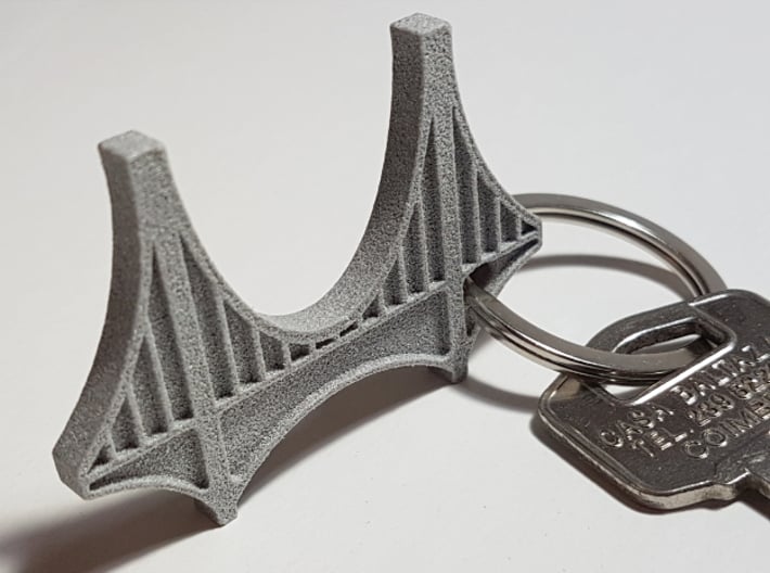 Bridge Keychain 3d printed 