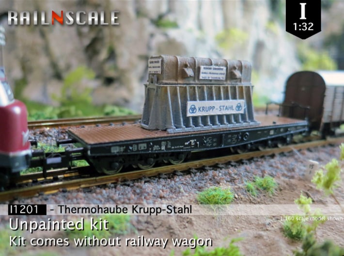 Thermohaube Krupp-Stahl (I 1:32) 3d printed 