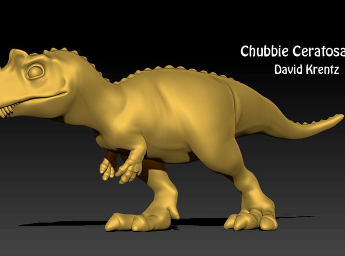 Ceratosaurus Chubbie Krentz 3d printed 