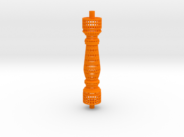 Baluster_Honeycomb 3d printed
