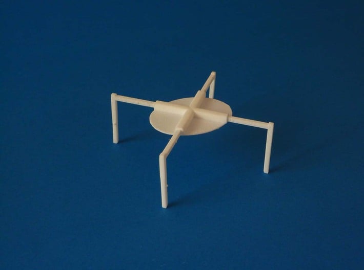 Stand for Micro Drone cases 3d printed stand for Micro Drone cases- 3D printed in white nylon