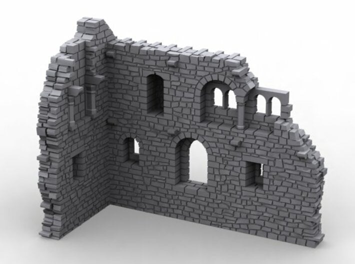 NF51 Ruined Castle 3d printed 