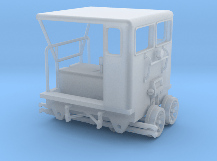 Maintenance-Of-Way Motor Car 1-87 HO Scale (Moveab 3d printed 