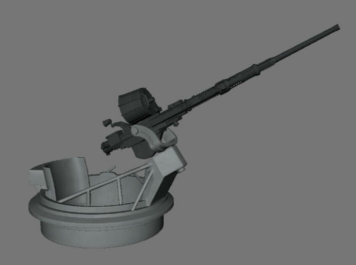 1/35 20mm Mount Mk-12 MOD1 w. Oerlikon Gun PT Boat 3d printed 