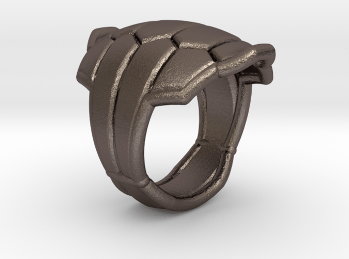 Turtle Shell Ring 3d printed 