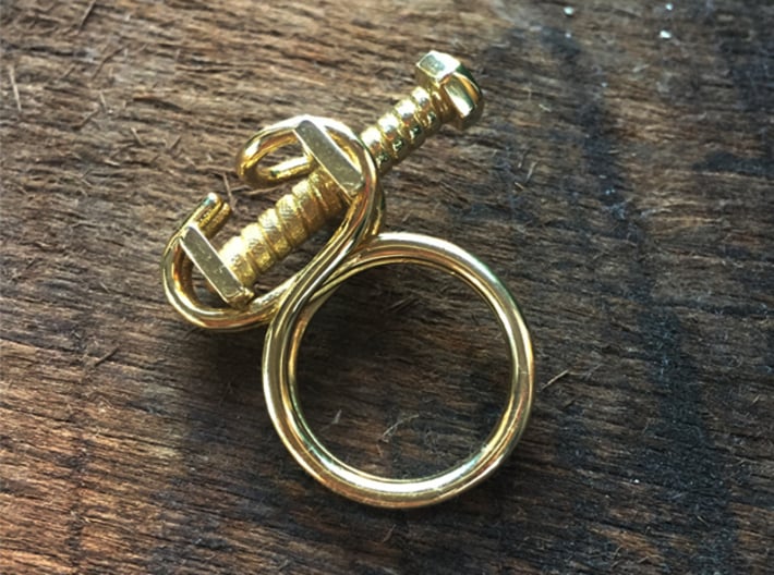 Hose Clamp Ring  3d printed 