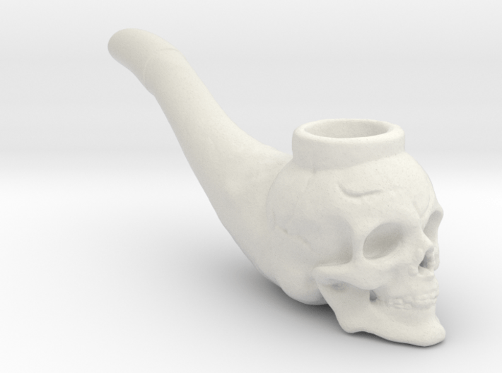 Skull Pipe 3d printed 