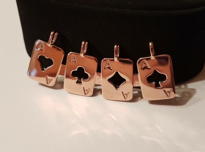 Four Aces Card 3d printed 