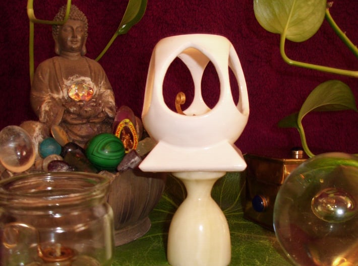 Mystic Altar Oil Lamp "Phi" 3d printed 