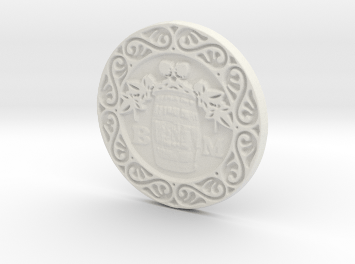 The Brew Monks Medallion 3d printed 