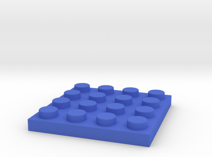 Toy Brick flat 4x4 3d printed 