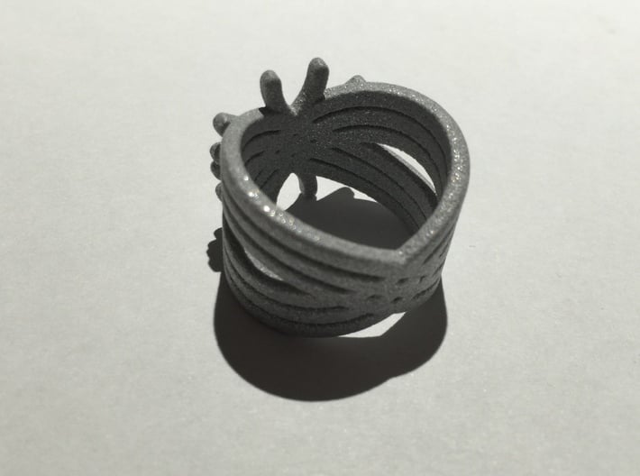 Quantum Wave Ring 3d printed 
