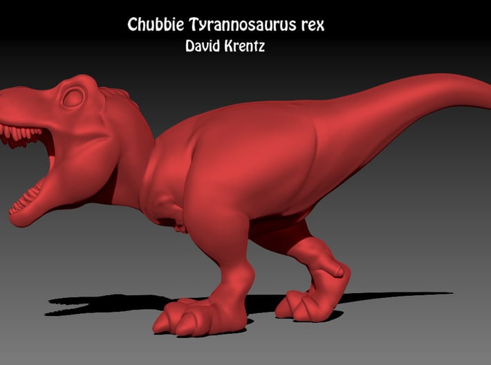 T.rex Chubbie Krentz 3d printed 