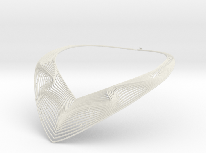 SonoFlow.A necklace 3d printed 