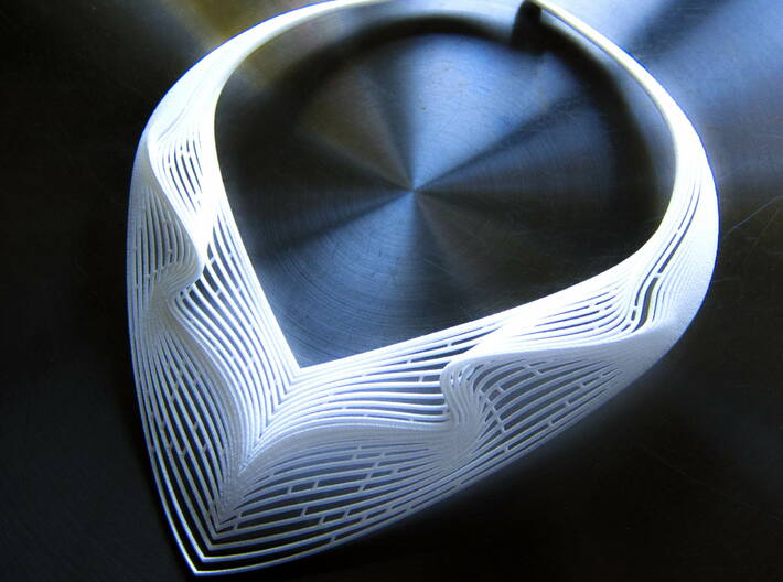 SonoFlow.A necklace 3d printed 