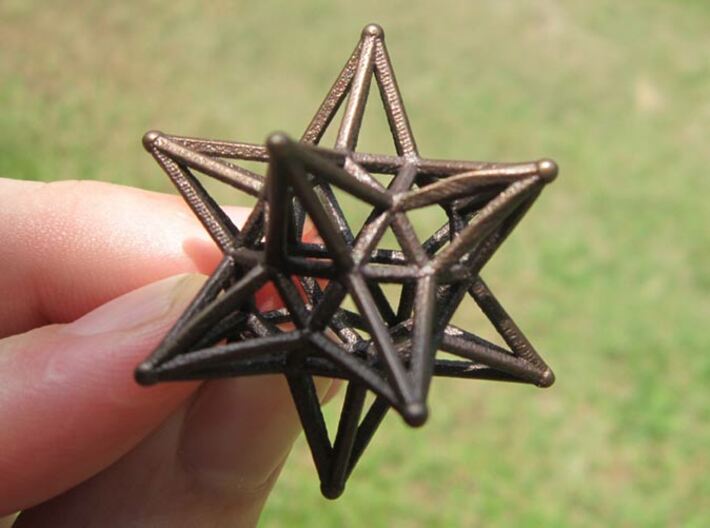 Dodeca Star Wire - 4cm 3d printed 