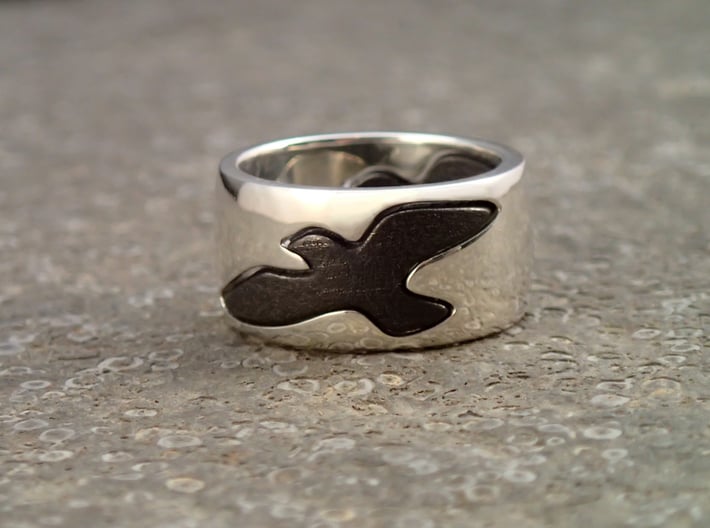 Bird Ring-Sky (Purchase with Bird Ring - Bird) 3d printed 