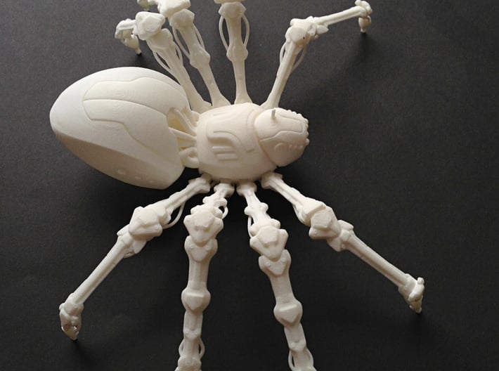 SpiderBot from Blender Master Class 3d printed 