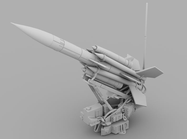 1:87 : BloodHound Missile, Launcher & Pad 3d printed 