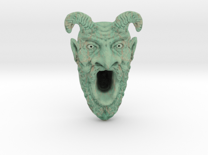 Tomb of Horrors Demon Face 3d printed 