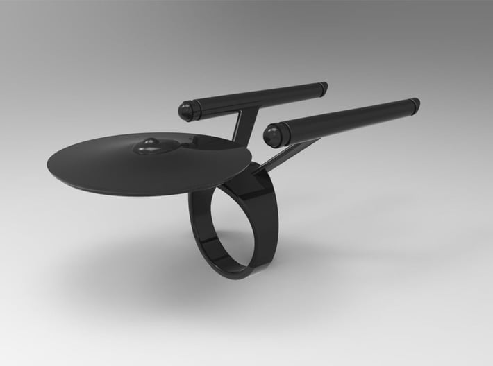 Enterprise Ring 3d printed