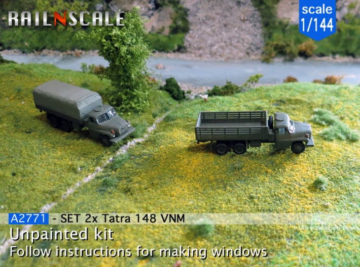 SET 2x Tatra 148 VNM (1/144) 3d printed 
