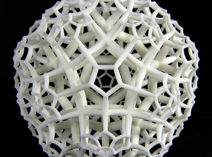 {5,3,4} H³ Honeycomb 3d printed 
