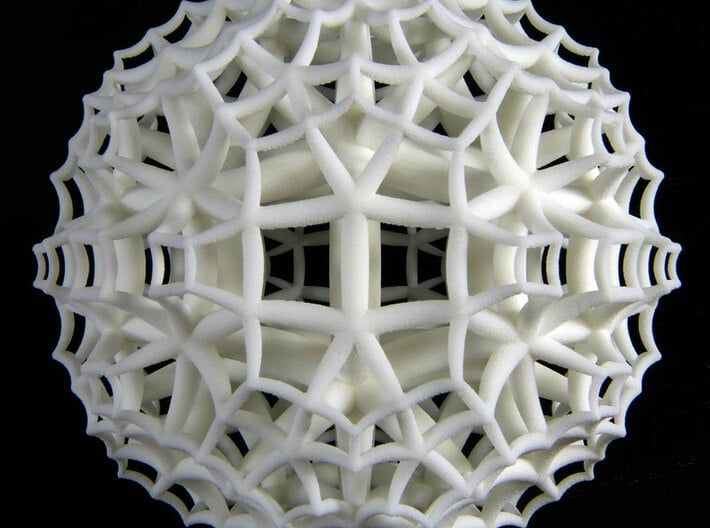 {4,3,5} H³ Honeycomb 3d printed 
