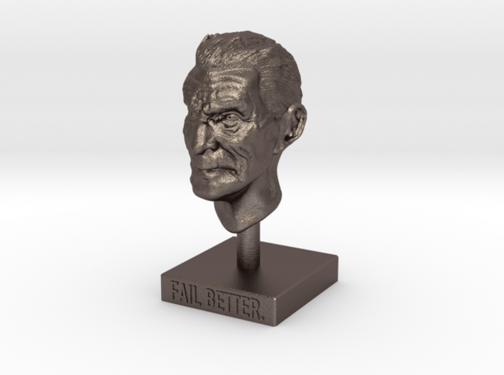 Samuel Beckett Bust 3d printed