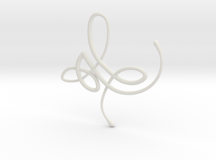 Flow Pendant 3d printed 