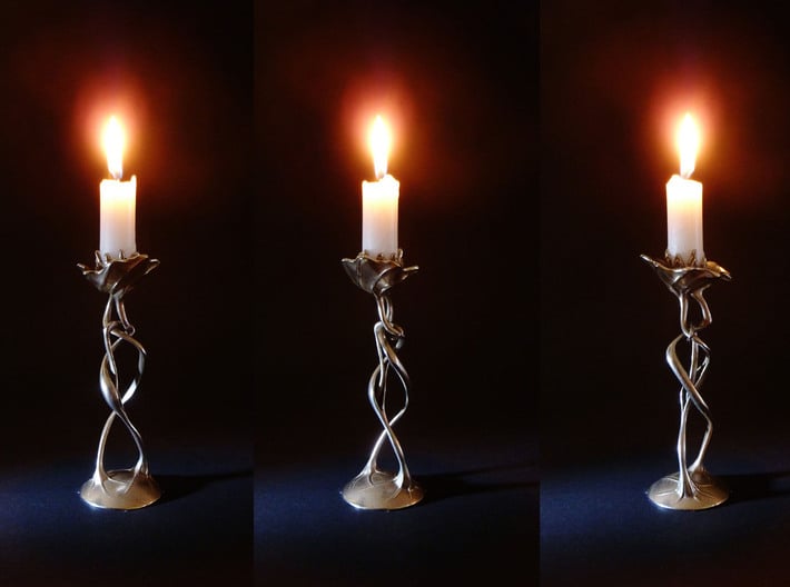 candle holder "Lovers" 3d printed candle holder "Lovers" , 3D printed in steel