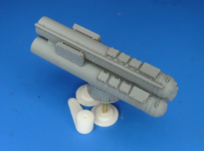 Mk32 Torpedo tubes kit x 2 - 1/96 3d printed 