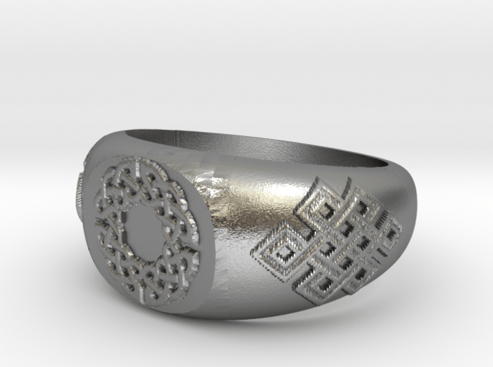 Celtic Knot Signet Ring Size 6.5 3d printed 