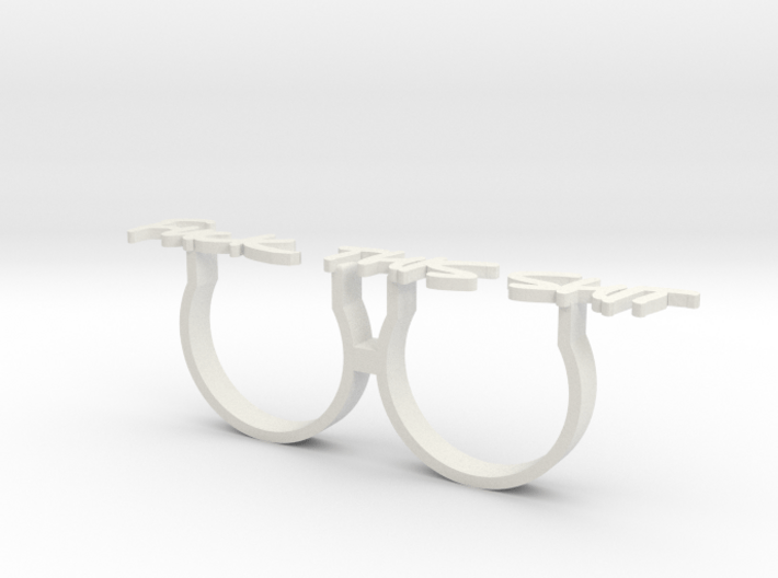 Fuck This Shit Ring 3d printed 