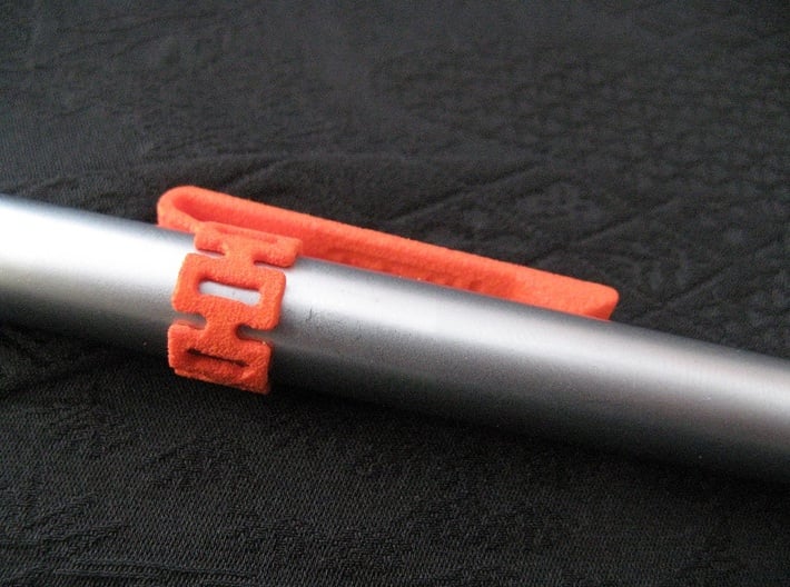 Pen Clip: for 11.5mm Diameter Body 3d printed (pen not included)