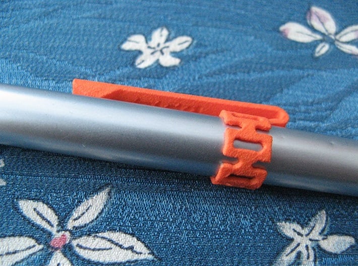 Pen Clip: for 13.0mm Diameter Body 3d printed (pen not included)