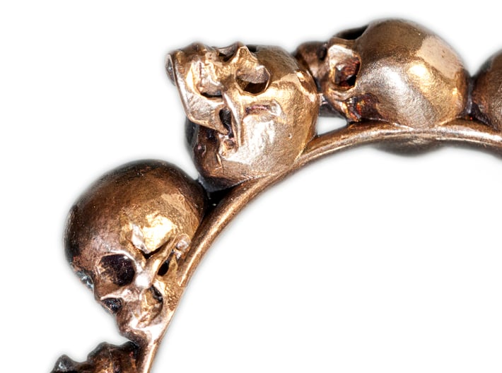 Skull Bracelet  3d printed 