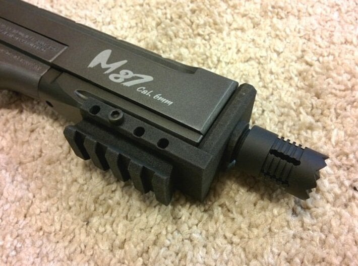 M87 Muzzle Adapter 3d printed 