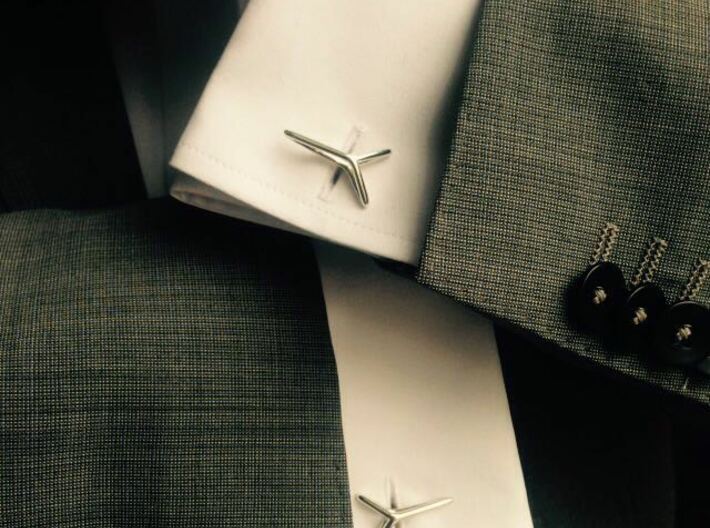 YOUNIVERSAL ONE Cufflinks. Pure Elegance for Him 3d printed 